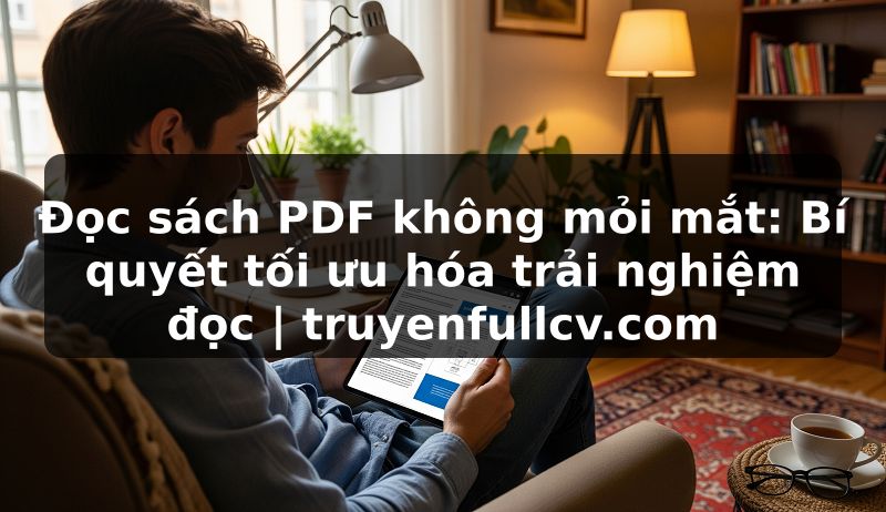 Truyện Tranh Đọc sách PDF không mỏi mắt: Bí quyết tối ưu hóa trải nghiệm đọc | truyenfullcv.com