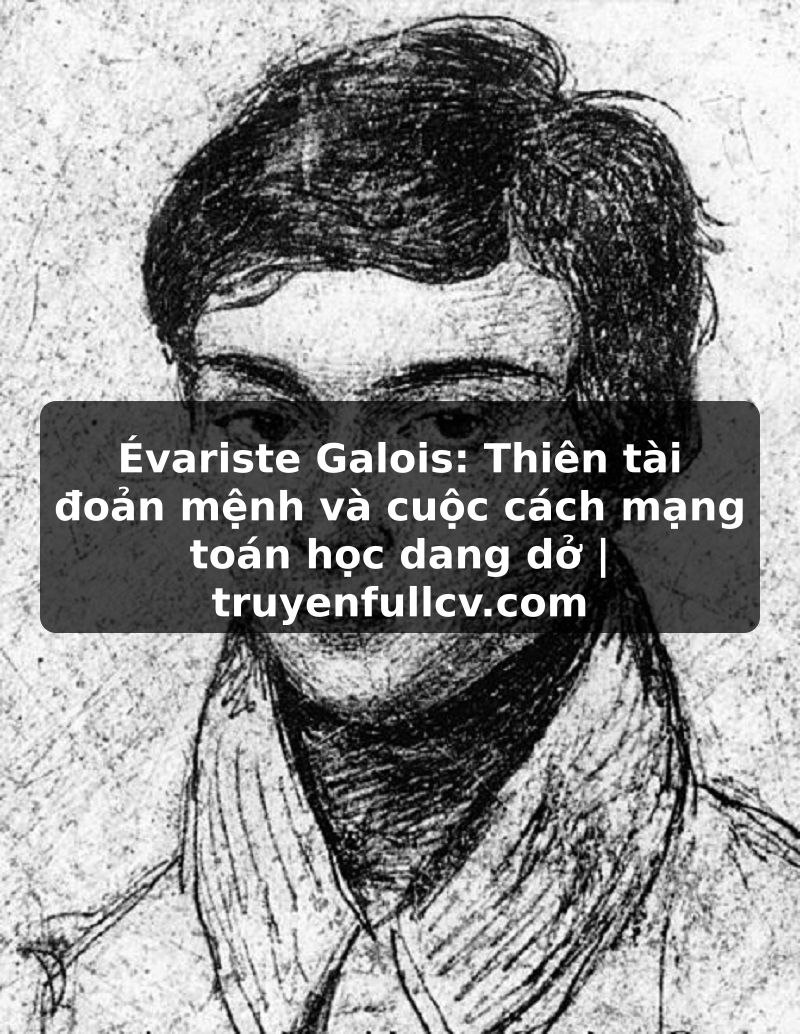 Truyện Tranh Évariste Galois: Thiên tài đoản mệnh và cuộc cách mạng toán học dang dở | truyenfullcv.com