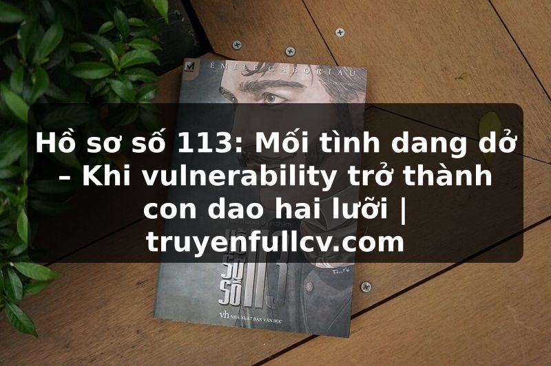 Truyện Tranh Hồ sơ số 113: Mối tình dang dở – Khi vulnerability trở thành con dao hai lưỡi | truyenfullcv.com