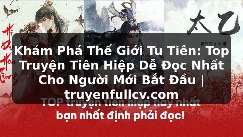 Truyện Tranh Khám Phá Thế Giới Tu Tiên: Top Truyện Tiên Hiệp Dễ Đọc Nhất Cho Người Mới Bắt Đầu | truyenfullcv.com