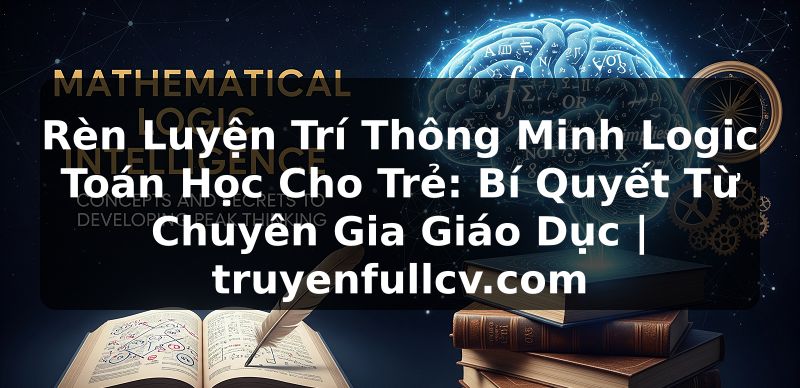 Truyện Tranh Rèn Luyện Trí Thông Minh Logic Toán Học Cho Trẻ: Bí Quyết Từ Chuyên Gia Giáo Dục | truyenfullcv.com
