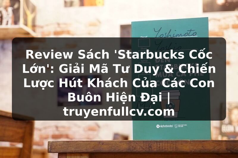 Truyện Tranh Review Sách 'Starbucks Cốc Lớn': Giải Mã Tư Duy & Chiến Lược Hút Khách Của Các Con Buôn Hiện Đại | truyenfullcv.com